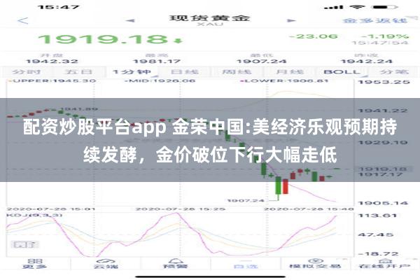 配资炒股平台app 金荣中国:美经济乐观预期持续发酵，金价破位下行大幅走低