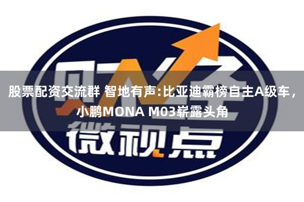 股票配资交流群 智地有声:比亚迪霸榜自主A级车，小鹏MONA M03崭露头角