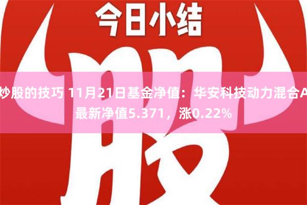 炒股的技巧 11月21日基金净值：华安科技动力混合A最新净值5.371，涨0.22%